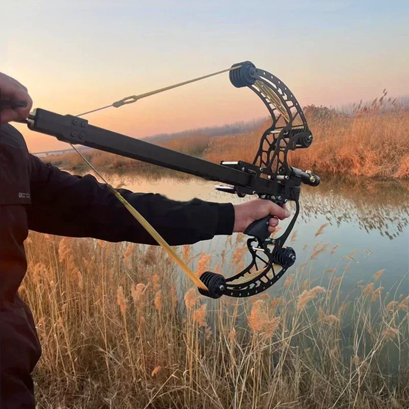 Výkonný vysoko presný zelený laser zameraný na Slingshot Outdoor Shooting Strelingshot 50 kôl poľovnícke kemping