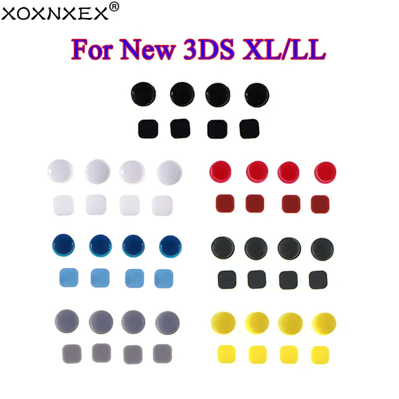 Výmena 1set za nový kryt gumových nôh na gumové nohy s gumou 3DS XL