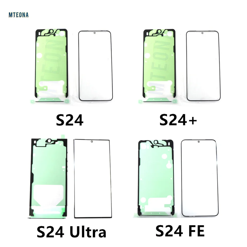Výmena externého skla pre Samsung Galaxy S24 Plus Ultra Fe S24+ LCD Displej dotykovej obrazovky predné sklo Externé objektív