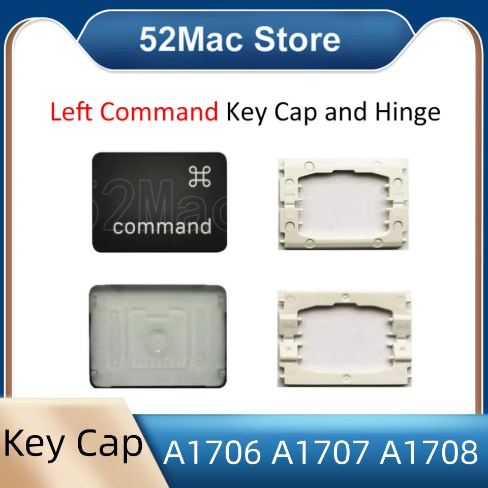 Výmena jednotlivých čiapok a pántov príkazu ľavého príkazu sú použiteľné pre klávesnicu MacBook Pro A1706 A1707 A1708