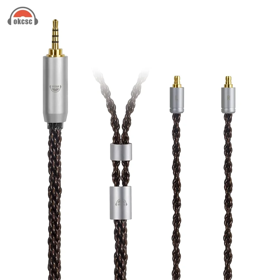 Výmena kábla OKCSC pre Sennheiser IE400 Pro Earbuds IE100 IE400 IE400 PRO IE500 slúchadlá 2,5 mm 3,5 mm 4,4 mm plug