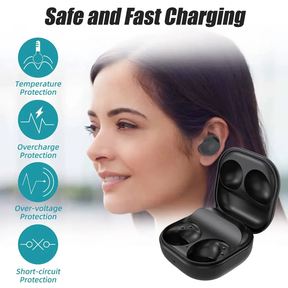 Výmena nabíjacieho puzdra pre Samsung Galaxy Buds 2 Pro Wireless Serphone Charger Box R510 450 mAh/700 mAh s párovaním Bluetooth