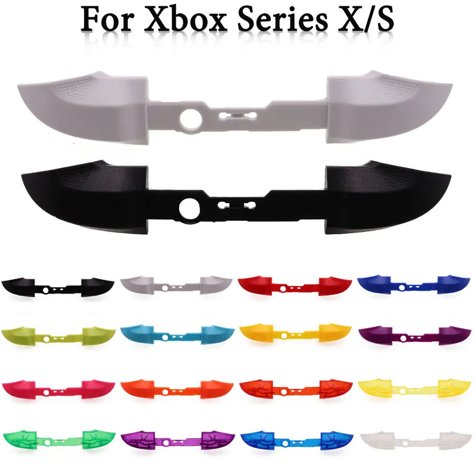 Výmena nových vysoko kvalitných farebných čiernych LB RB Bumpers Spúšťa tlačidlá pre príslušenstvo pre ovládače Xbox Series SX Controller