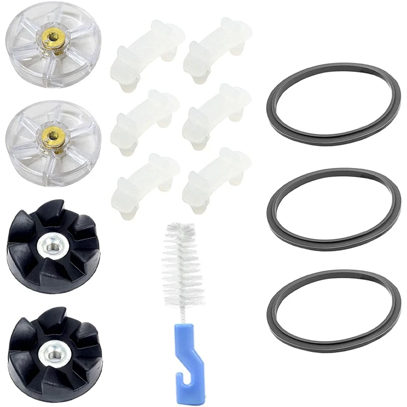 Výmena súpravy pre mixér 14ks pre Nutribullet 900W 600W Silikónové gumové tesnenia tesnenia O kruhový nárazový podložka Motor