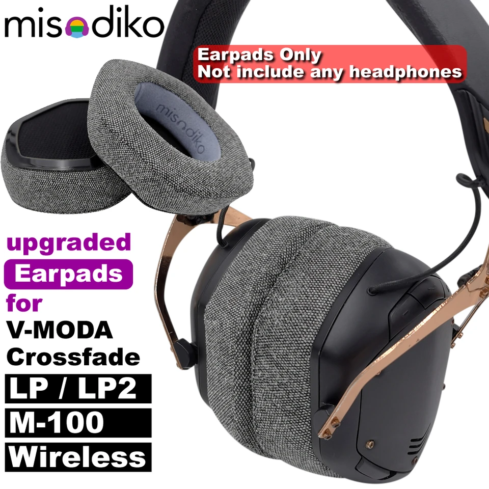 Výmena uší vylepšených uší Misodiko za slúchadlá V-Moda Crossfade / LP / LP2 / M-100