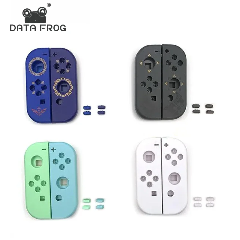 Výmena žaby Data Bysing Joy-Con Shell Case Set Suct for Joy-con puzdro pre škrupinu pre NS Joycon Nahradenie LR tlačidla