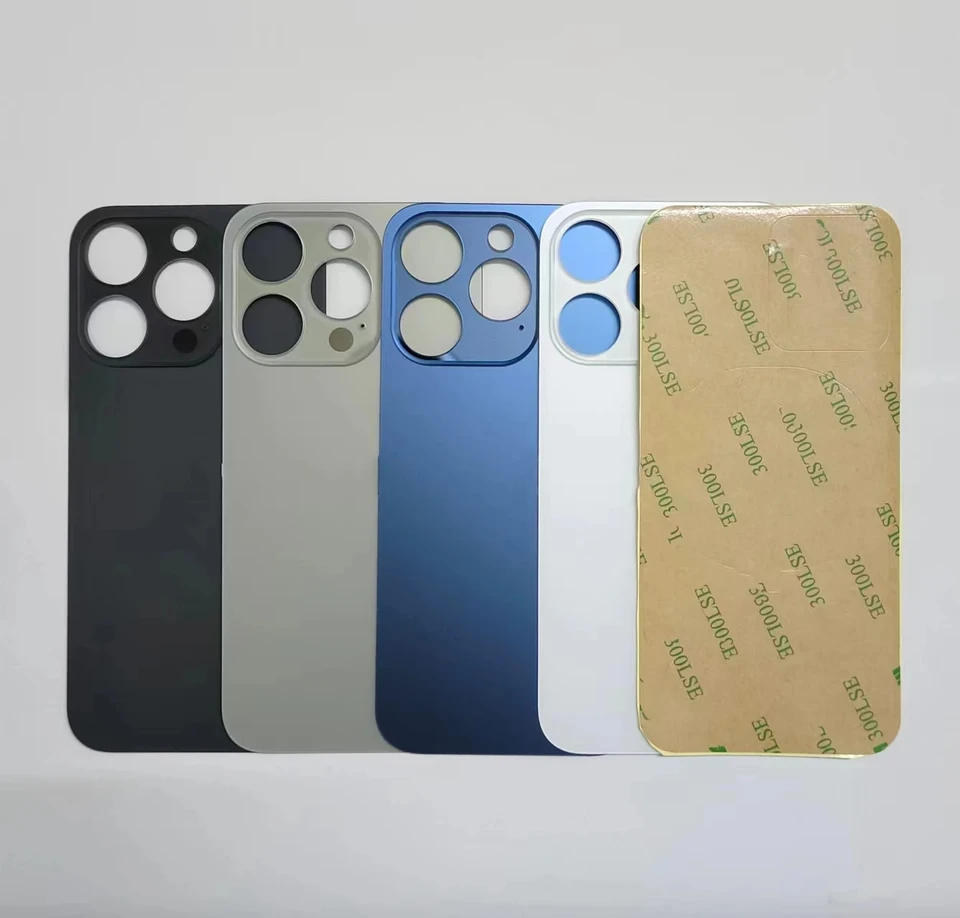 Výmenné súpravy na zadné krytiny veľkého otvoru Originálne pre iPhone 12 Pro Max 13 Mini 15 plus 14 xs Max 11 zadný kryt s 3M páskou