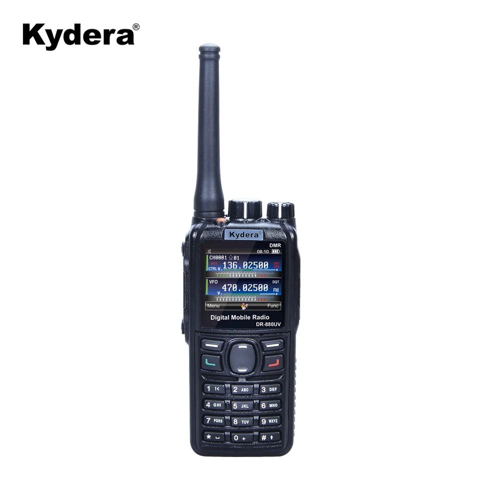 Výrobca Kydera Veľkoobchod DMR UHF a VHF DR-880UV DIGICKÁ DIGITÁLNA RUCID RADIO RADIO
