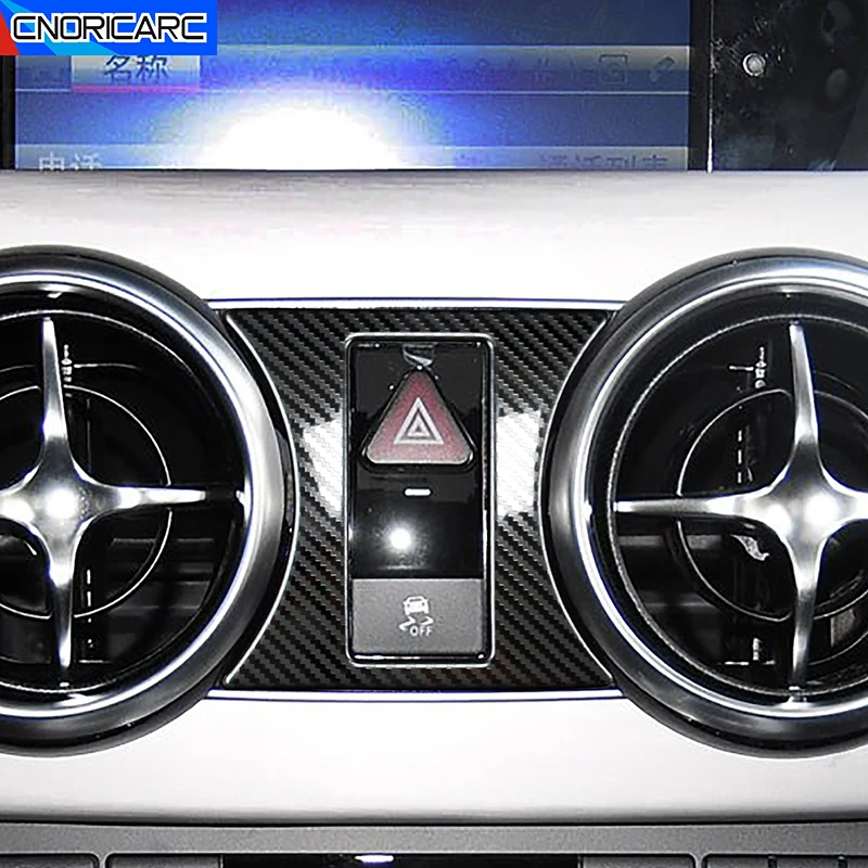 Výstražné výstražné svetlo Rámec uhlíkového vzoru Orchný výzdoba pre Mercedes Benz GLK X204 300 260 200 200 2012-15