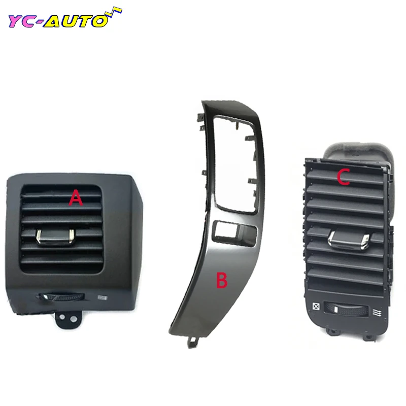 Výstup klimatizácie automobilov A/C Klimatizačné otvory Pankový rám pre Panel pre Toyota Land Cruiser Prado 120 Lexus GX470 2003-2009