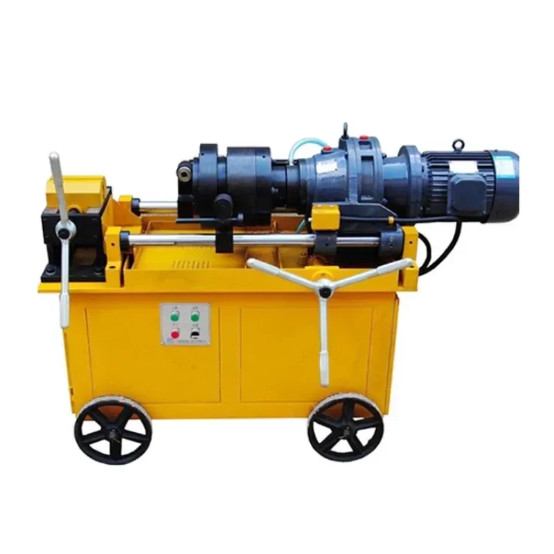 Výstužový závitový stroj 25 mm závit Rolling Machine Kovové rúrkové závitové strojové zariadenie na konštrukciu stroje na konštrukciu