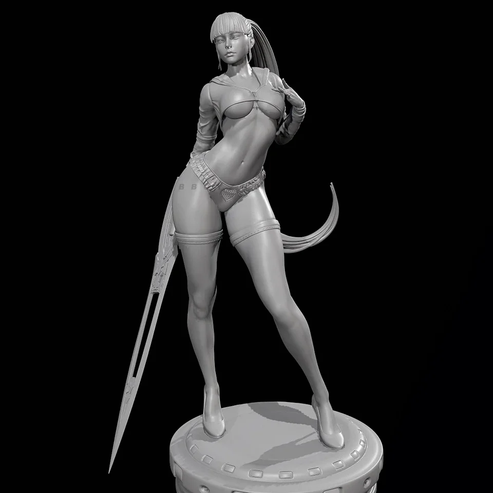 Výška muža 50 mm 75 mm 95 mm živice Model súprav postavy krásy bezfarebná a samostatne zostavená 3D tlač TD-6849/3D
