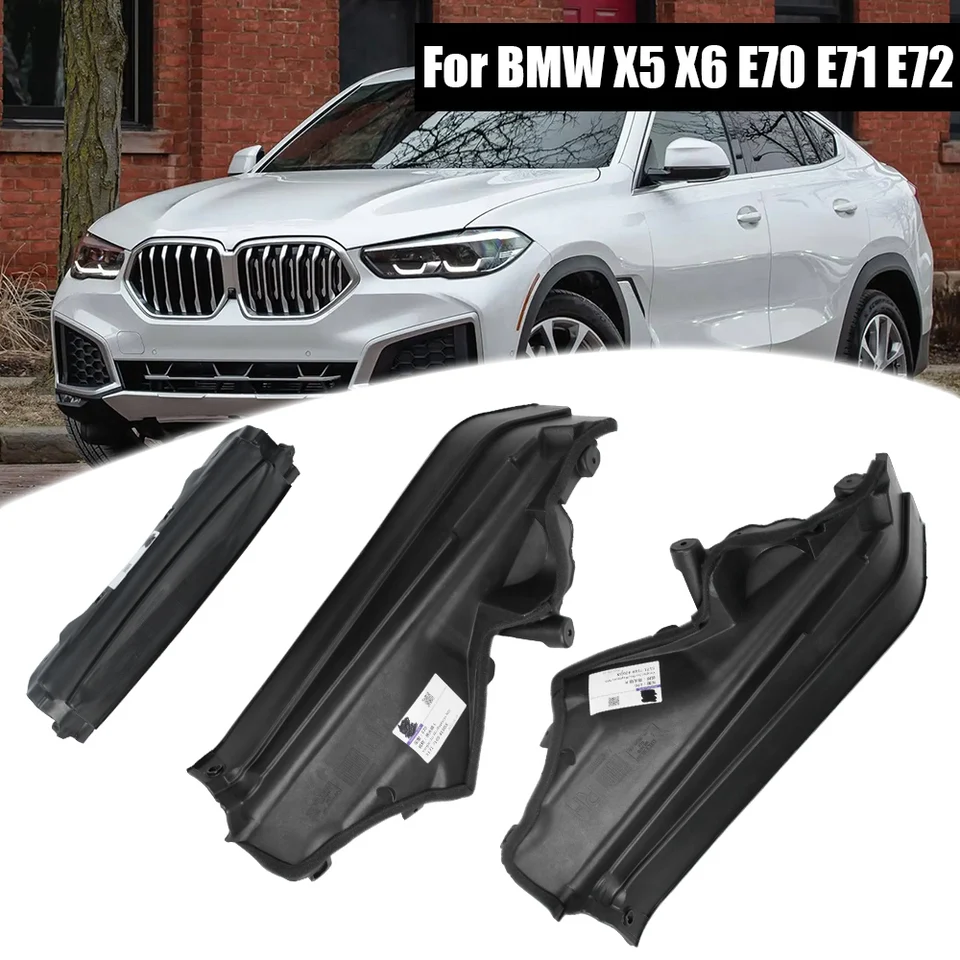 Vľavo vpravo 3ks 51717169419 51717169420 51717169421 Panel Motor CAR Motor Panel Panel pre BMW X5 X6 E70 E71 E72