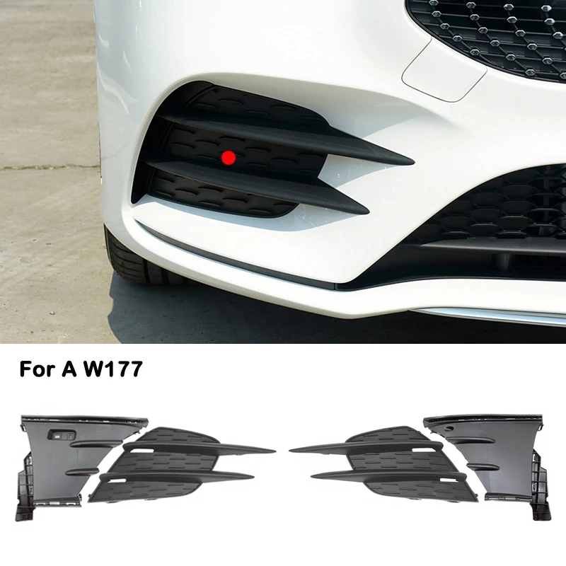 Vľavo vpravo predného grilu dolná mriežka hmlovej žiarovky pre Mercedes Benz A Class W177 A1778858300 A1778858400 A1778853803 17788853903