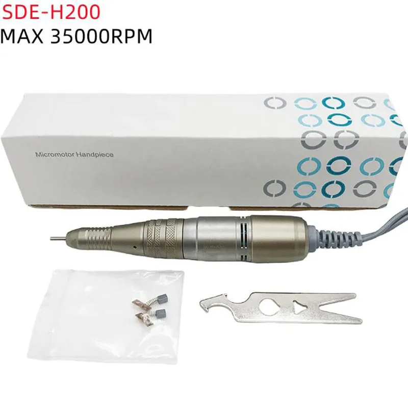 Vŕtacie pero 30000 ot./minpm SDE H200 Nástroj na maratón Strong210 Control Box Elektrický manikúra