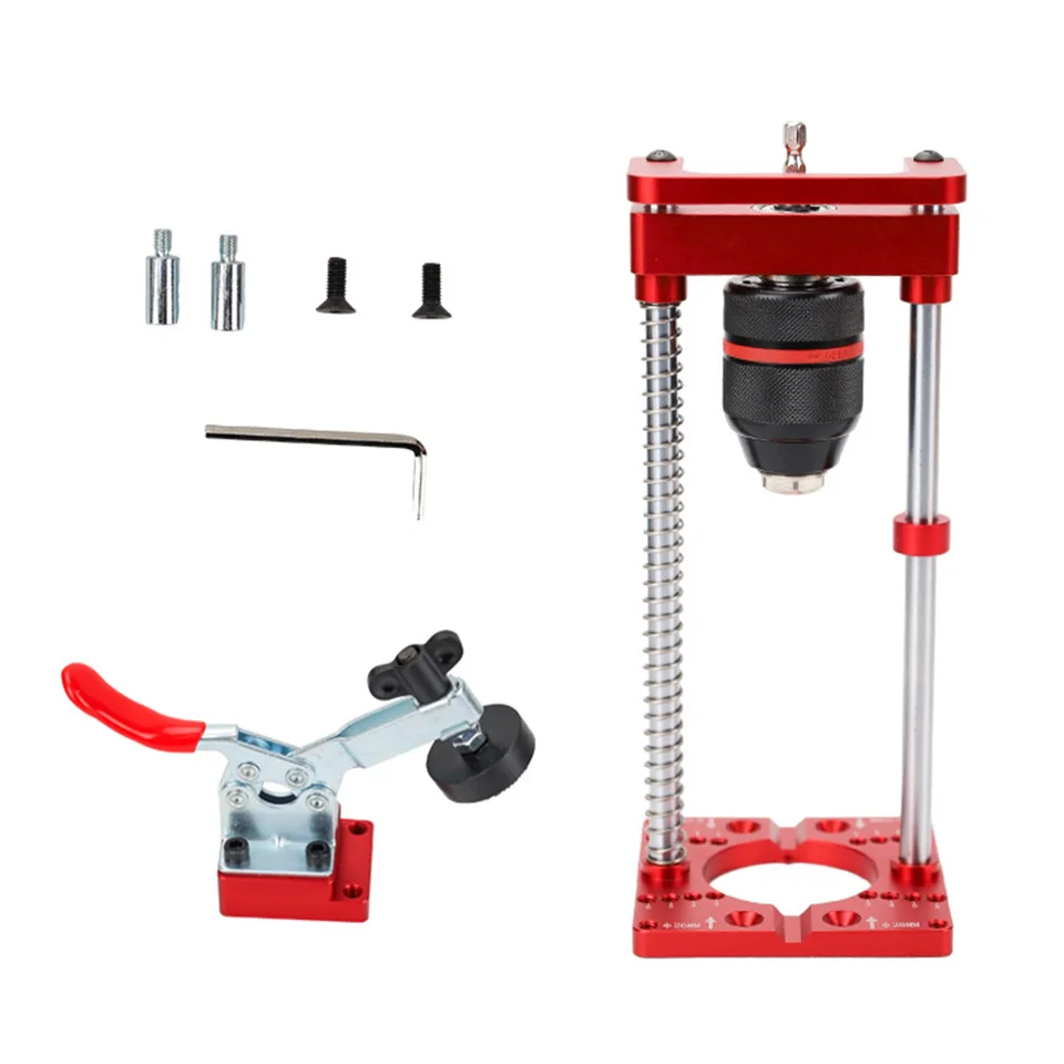Vŕtací sprievodca Jig Hand Electric Drrill Drrill Randheld Lavička Upevňovacia držiak 35 mm pánt