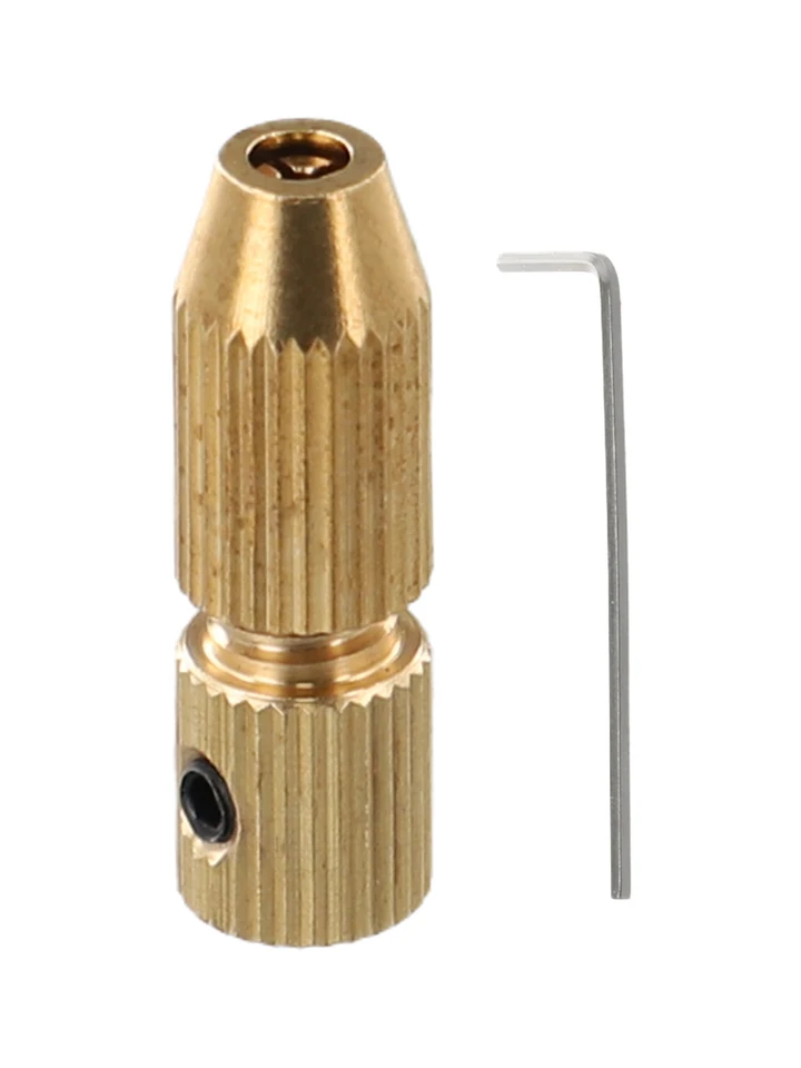Vŕtačka Key Key Set 2 mm otvor Mosadzný motor CLAP CLAMP COLLET Adaptér DRILL DRILL