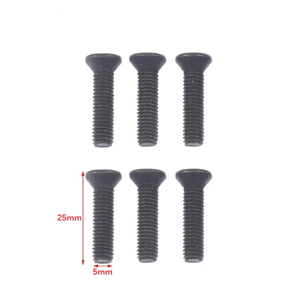 Vŕtačka Upevňovacia skrutka ľavej ruky Ruka 1/2inch anti-vlákna pre UNF M5/M6*25 mm strojové elektrické náradie 6ks adaptér 6ks