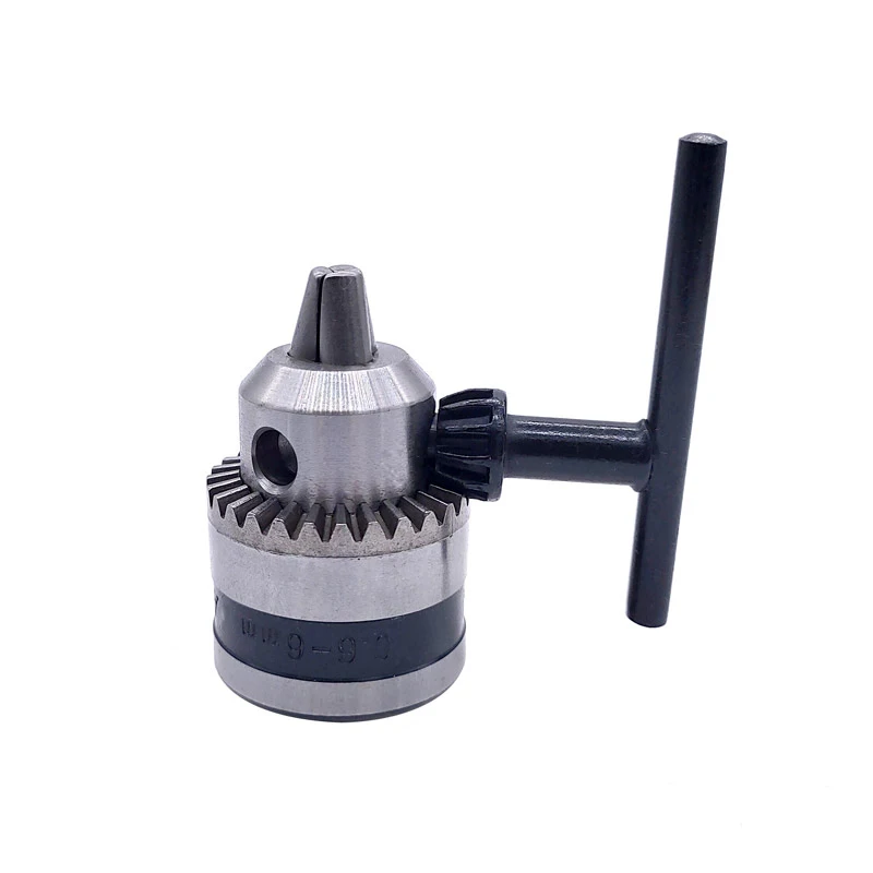 Vŕtačka závitu 1pcs Chuck 0,6-6 mm B10 3/8 24UNF Konverzný vŕtačka skľučovinky do elektrickej vŕtačky KLYH 3 čeľusť Chuck