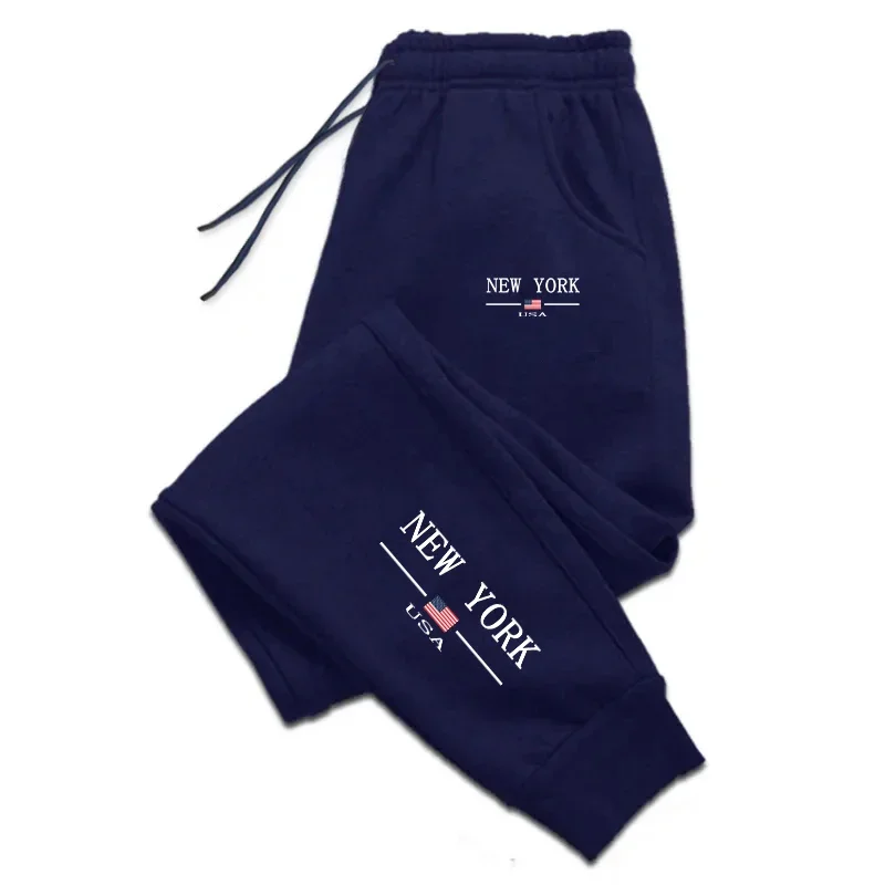Všestranné príležitostné denné jogging vonku vonku jednoduchosť teplák elastická kapela Comfort Comfort Pánske športové nohavice Kvalitný predaj za horúca