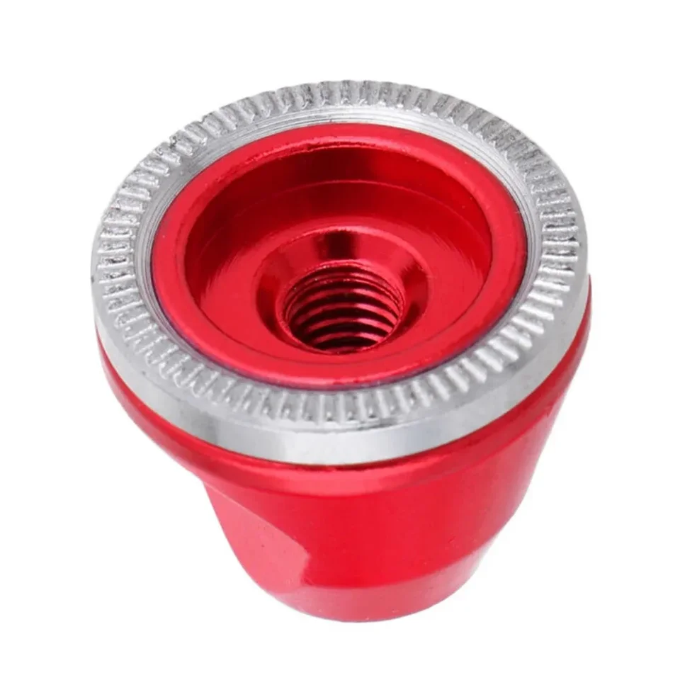 Všestranný bicykel M5 skrutkovacia kompatibilita rýchle uvoľňovanie Strievkovú skrutku páky Hub Parts 2pcs Hliníkové zliatinové špízy matice