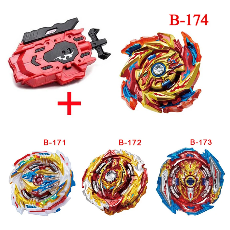 Všetky odpaľovače Beyblade Burst Hračky prasknutie Beyblade Small Package B149 B173 B174 Bulk Burst Gyro Toyarena Metal Kids Gift Toupie Toupie