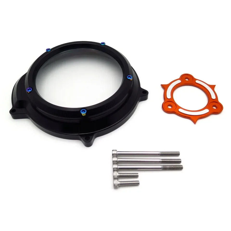 W/Ring Transparent Clup Cover pre KTM 1290 Uperduke R/GT Adventure R/T/S 2015-2019 1090/1050 Adventure 2017-2018