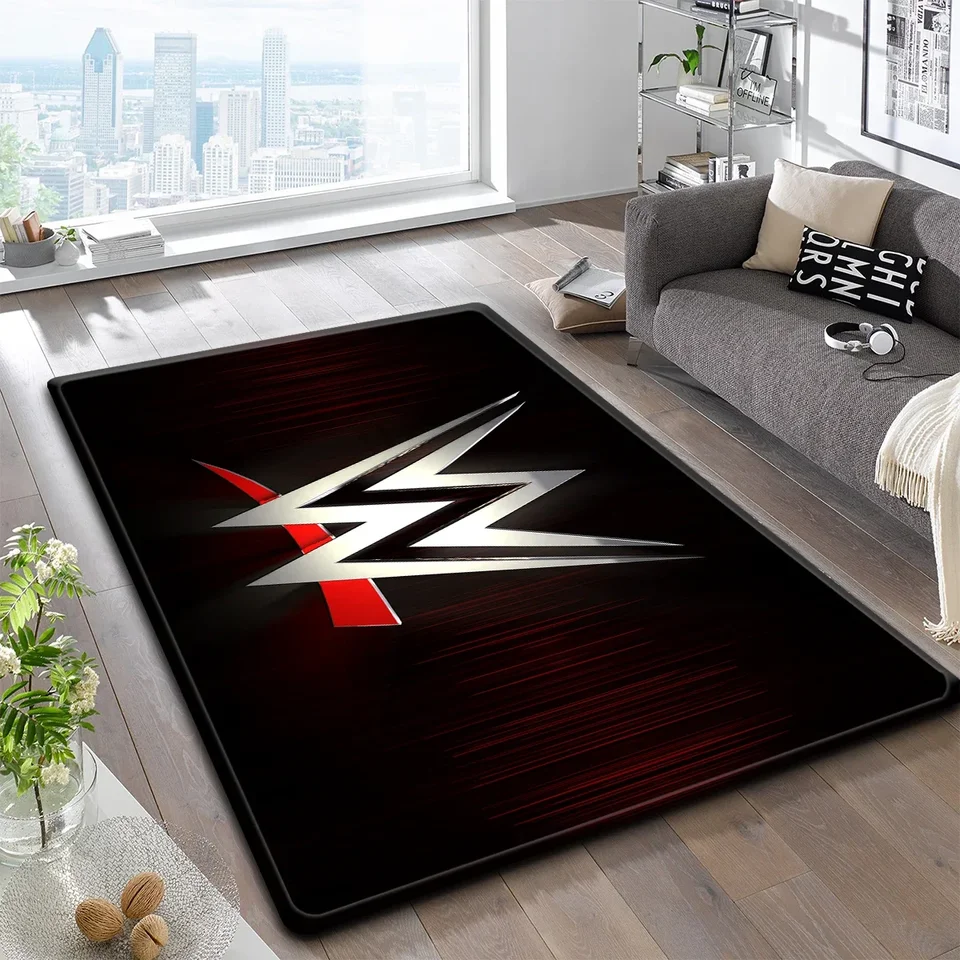 W-WWE World Wrestling Logo TV Game Koberec kuchynský rohož vchod do spálne
