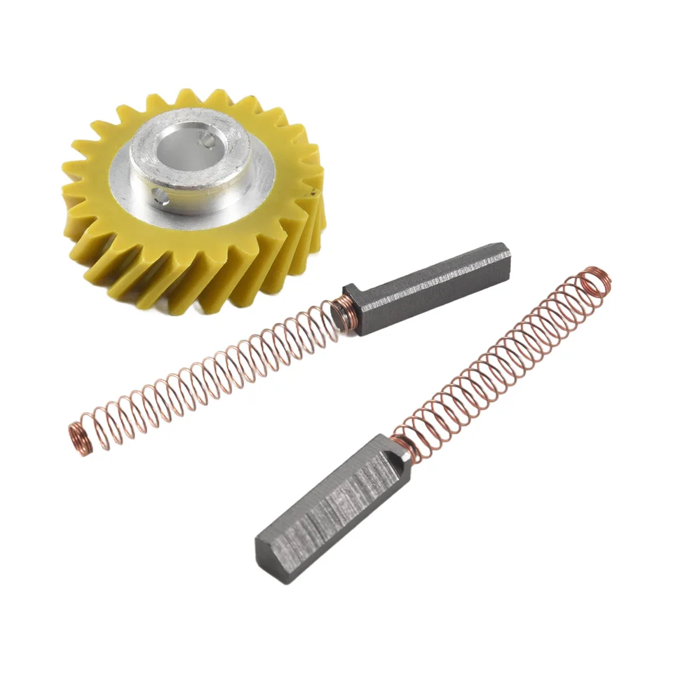 W10112253 9706416 Motor Brush W10380496 4162897 Mixer Worm Drive Gear pre stojan na kuchyňu a pár kefiek na motor
