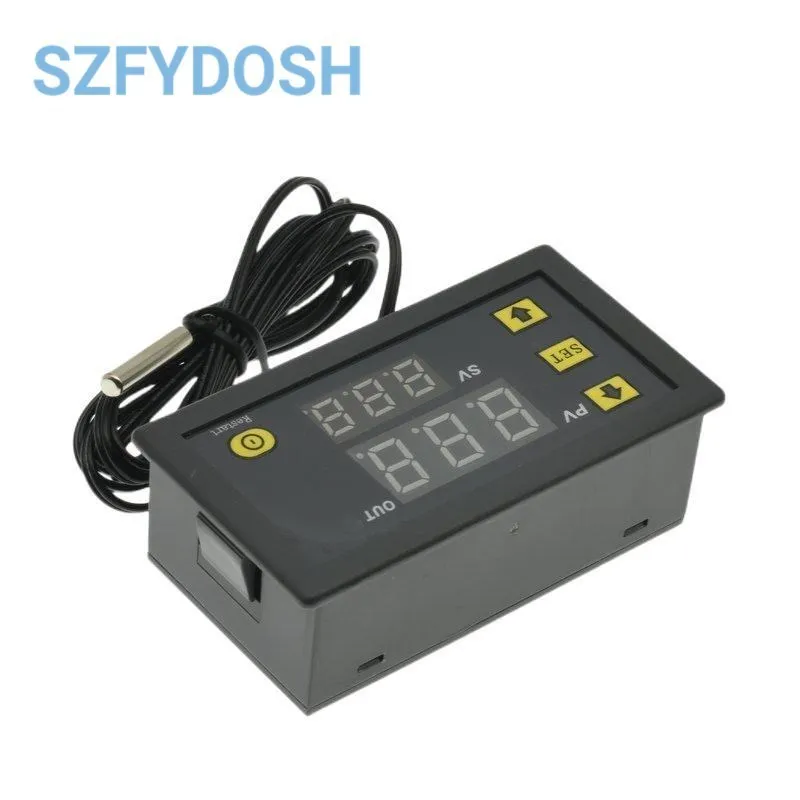 W3230 Digitálna teplota 12V 24V 220V Termostat regulátor zahrievacieho chladenia Termoregulátor