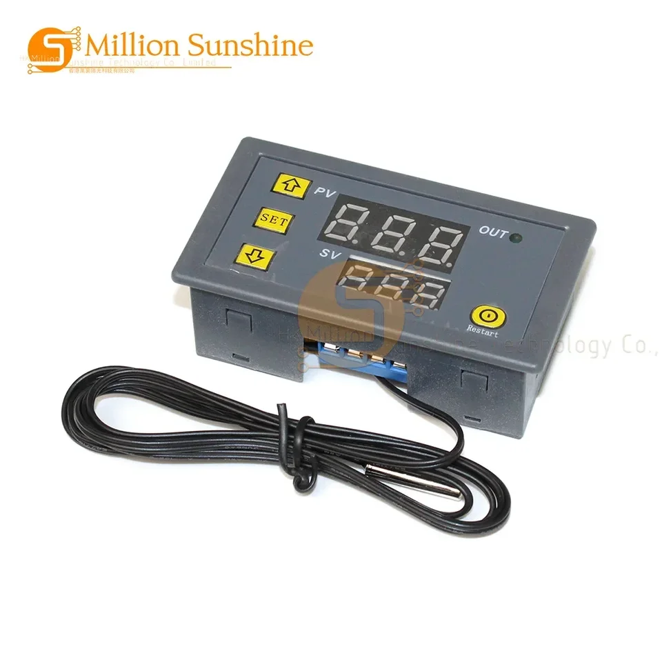 W3230 Digitálny modul regulátora teploty LED Digitálny spínač termostatu s nepremokavou sondou 5V 12V 24V 110V 220V