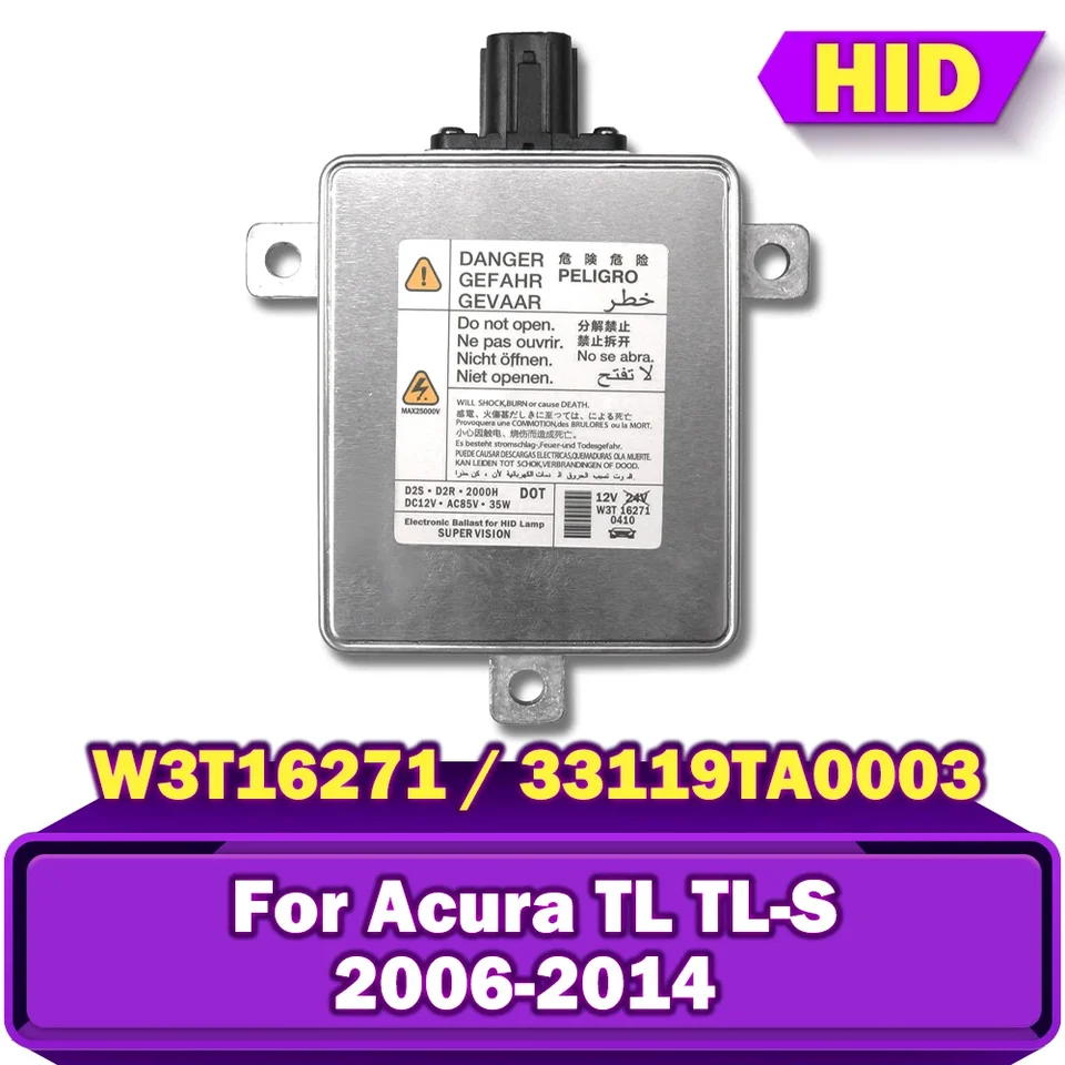 W3T16271 33119ta0003 Xenon HID Electronic Balast Modul 35W Igniter Unit D2R D2S pre Acura TL TL-S 2006 2007 2008 2009-2014