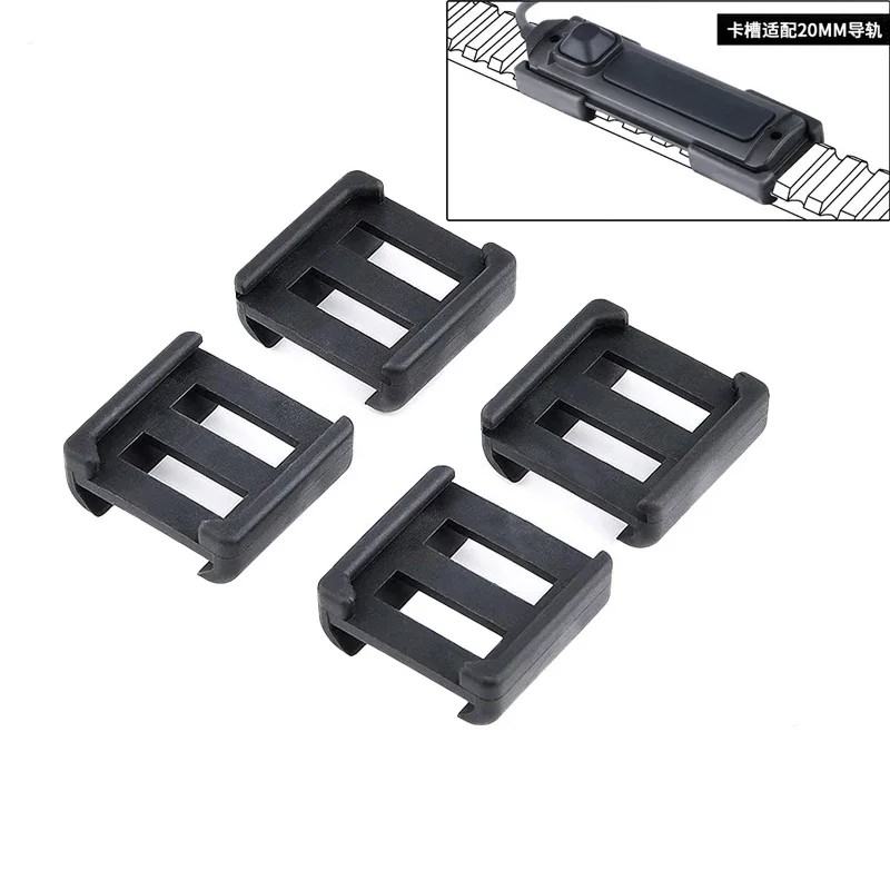 WADSN taktický hl-x svetlo nylonový vreckový panel spínač Slot Stried Gunting Scout Sutba Switchslot fit20mm picatinny Rail