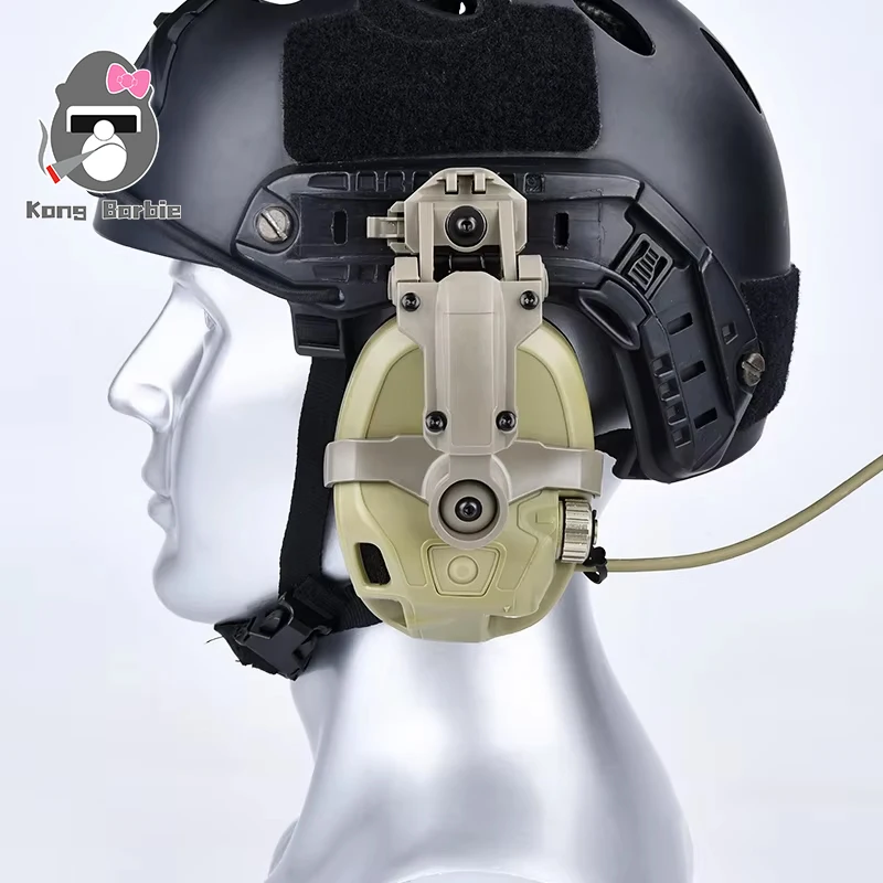 WADSN Závesné taktické slúchadlá Fit Wendy Flux Helma a rýchly zosilňovač náhlavnej súpravy Outdoor Hunting Sport Serfones Doplnky