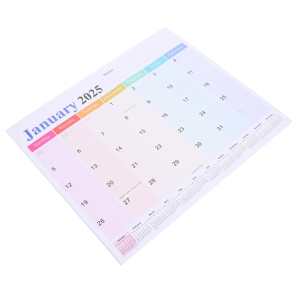 Wall Calendar Chladnička Magnet Plán mesačný plánovač 2024 2025 24-25 Adventné kalendáre Domáce príslušenstvo Radná domácnosť Denná domácnosť