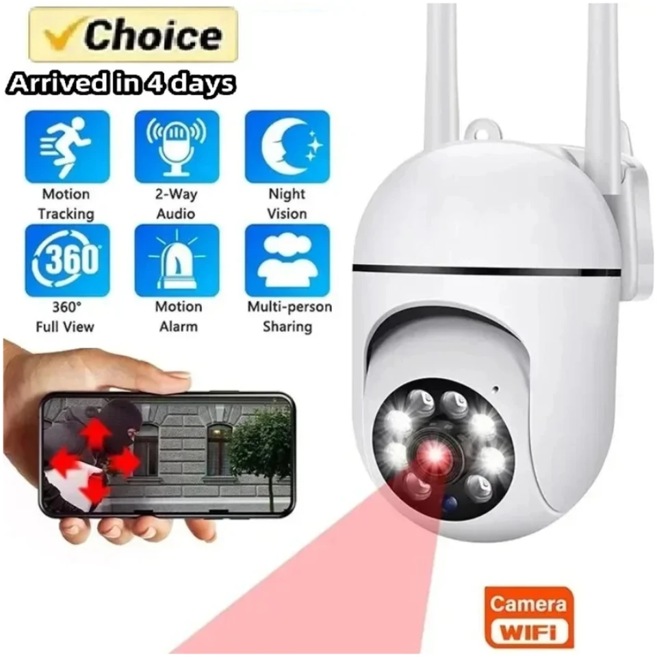 Wall-Wifi Camera Night Vision 2.4g Hotspot 360 ° otočenie