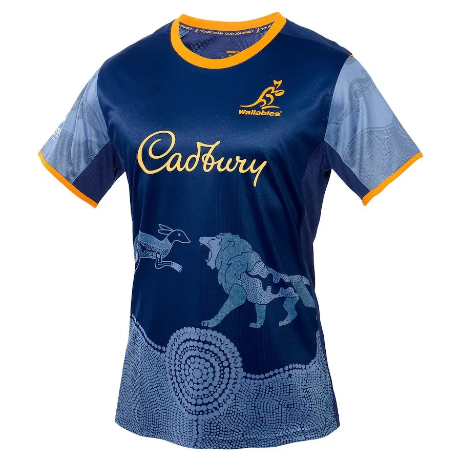 Wallabies Lions 2025 Tour Traint Tee Rugby Jersey Veľkosť S-5xl