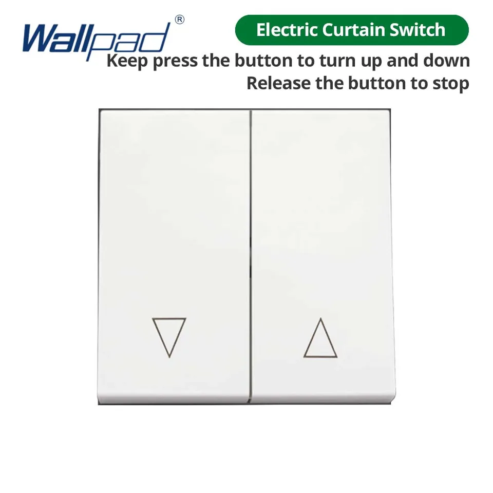 Wallpad 2 RESET GANG RESET WALL Elektrický závesný prepínač MONAMARY CONTACT CONTACT 52*52 mm biela čierna šedá