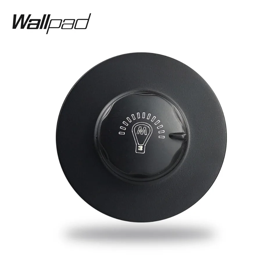 Wallpad L6 Modulárna stena Stlmová spínač 500 W regulátor jasu jasu otáčajte 5 farieb DIY zadarmo kombinácia