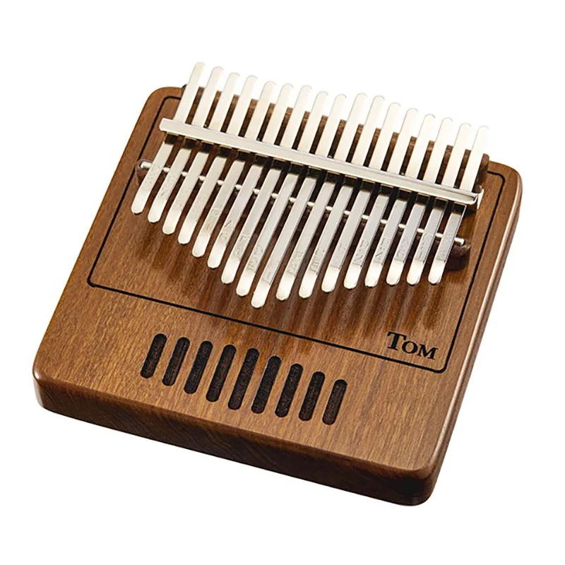 Walnut Wood Kalimba 17 Keys Poznámka Mini Kalimbas Profesionálna hudobná klávesnica pre iniciánov prenosné prsty klavírne doplnky