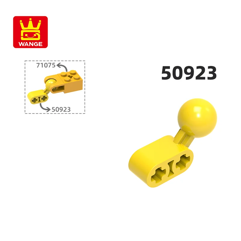 WANGE 50923 100G/89ks krížové diery guľové kĺbové bloky MOC kompatibilné s darčekmi pre hračky s tehlami pre deti