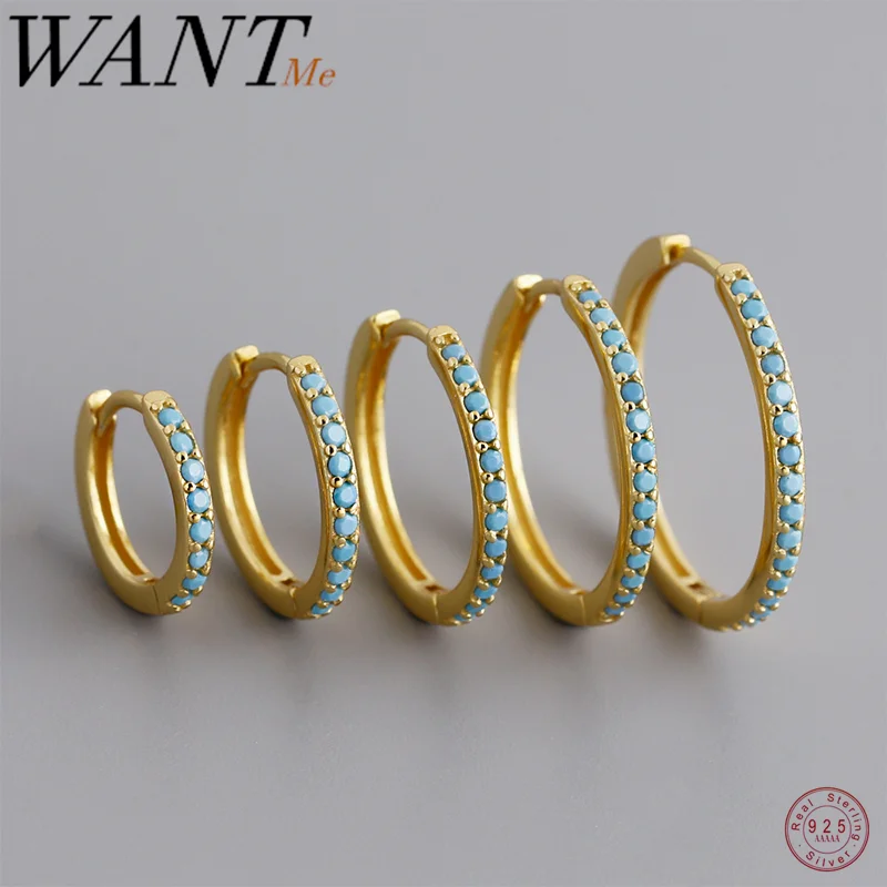 Wantme 925 Sterling Silver Piercing Hoop náušnice