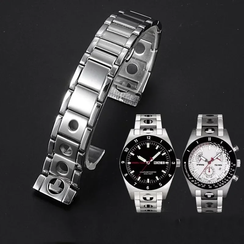 WatchBands for Tissot T91 Watch Strap Accessories náramok s pohodlným na nosenie PRS 516 Racing Car Solid Dresenless Ocen 20 mm