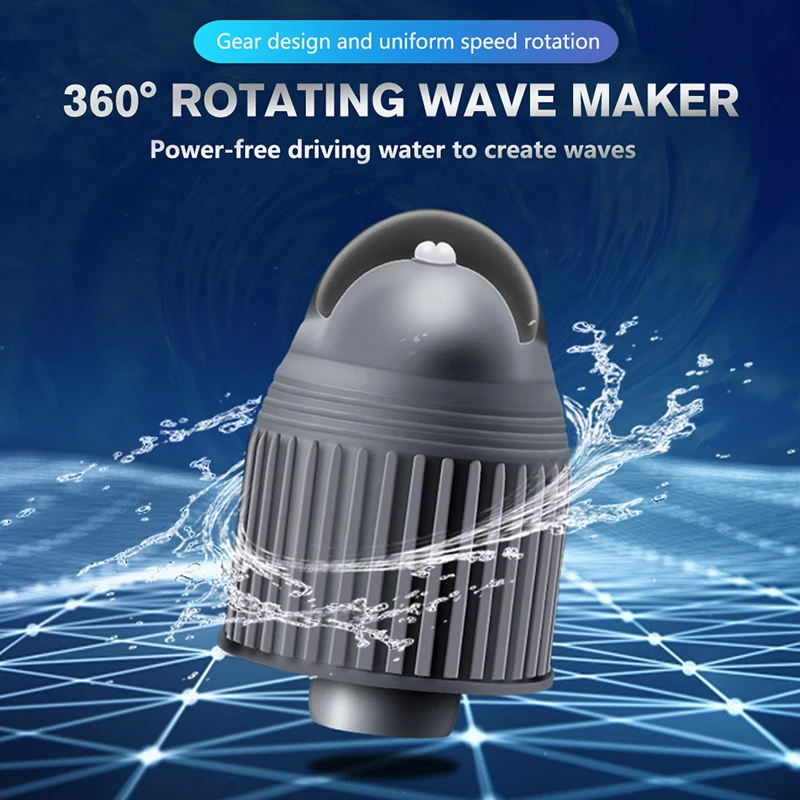 Wave Maker Rotary Pump Head Aquarium Fish Tank Oyskávanie 360 ​​° automatické otáčanie a výroba