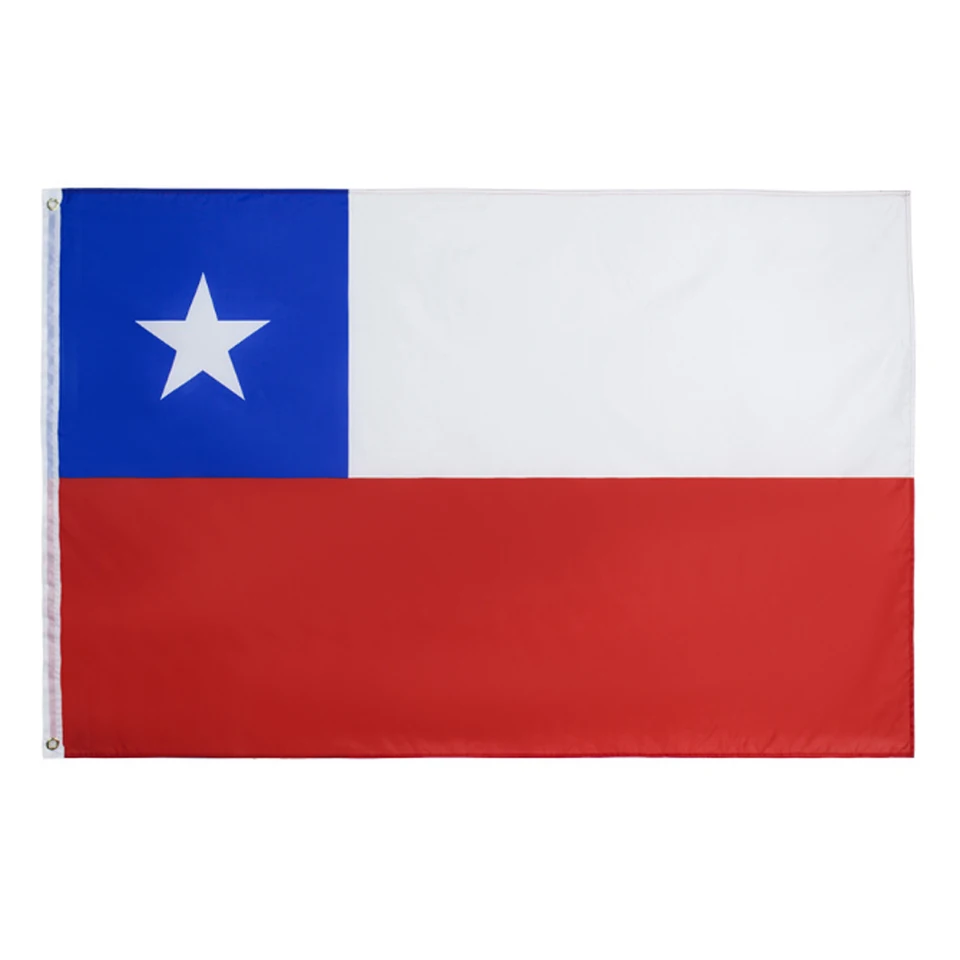 Wave Republic of Chile Flag Polish Flagss Honduras Indoor Outdoor 90*150 cm Chile Flags Home Decoration