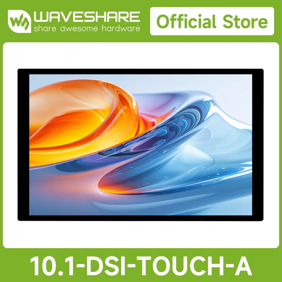 Waveshare 10.1inch DSI kapacitný dotykový displej, 800 × 1280, panel IPS, pre malinové pi 5/4b/3b/3b+/3a+