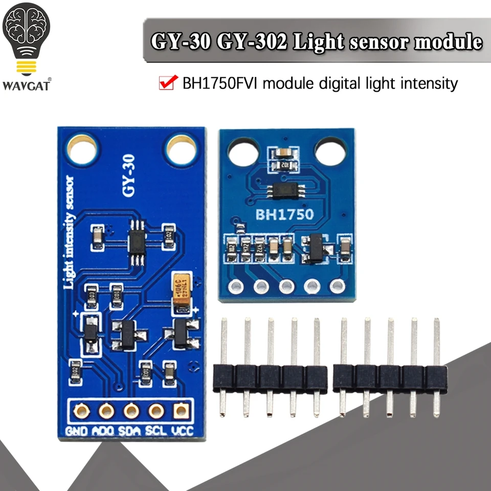Wavgat Gy-302 Gy-30 BH1750 BH1750FVI Digital Optická intenzita senzora BH1750FVI modulu pre Arduino 3V-5V