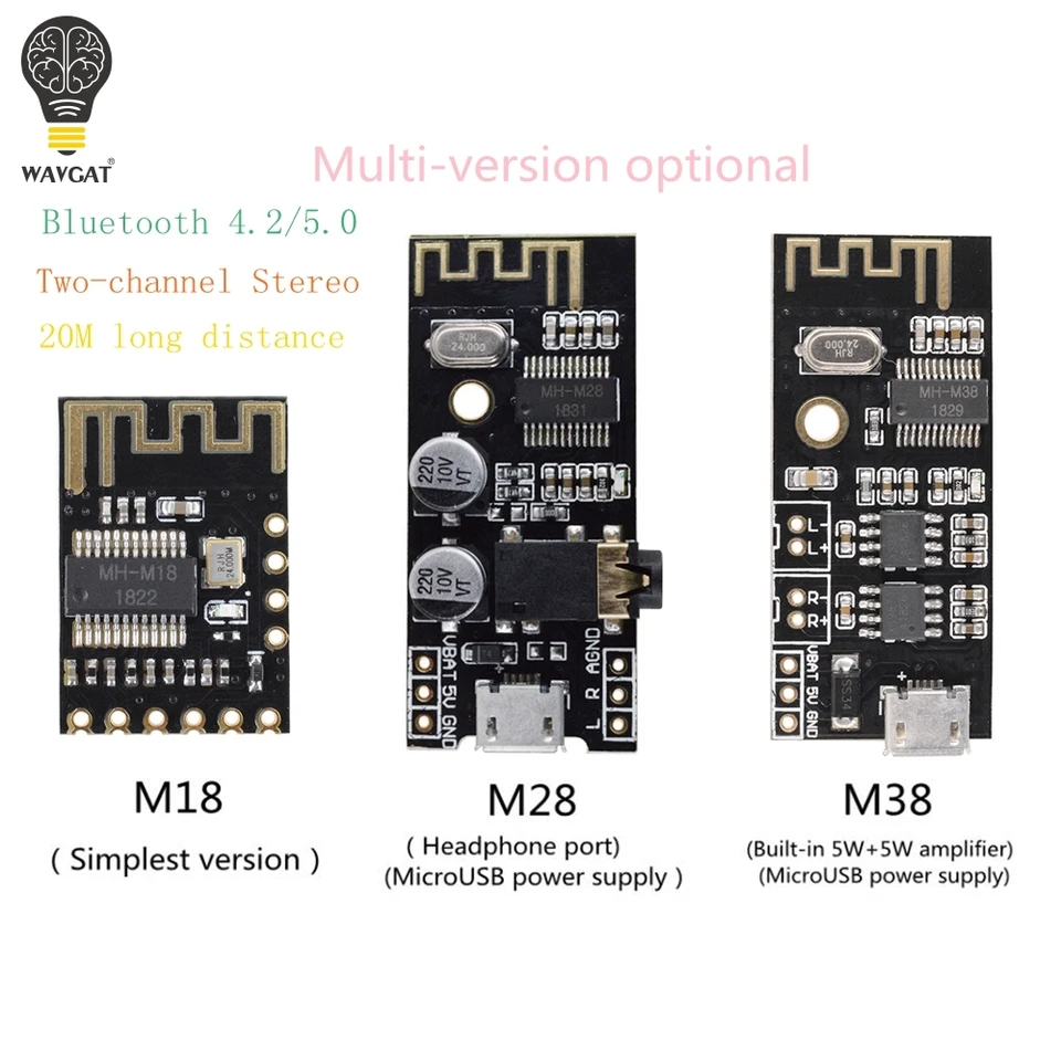 Wavgat MH-MX8 Wireless Bluetooth MP3 Audio prijímač doska BLT 4.2