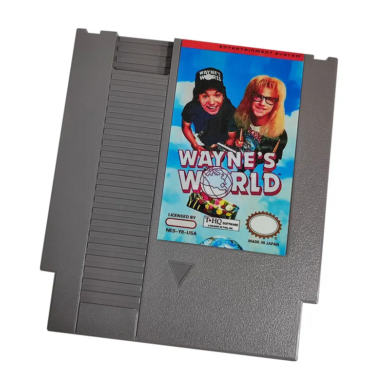 Wayn S World 72 Pins Game Cabtridge pre 8 bitov NES NTSC a PAL Video Game Console