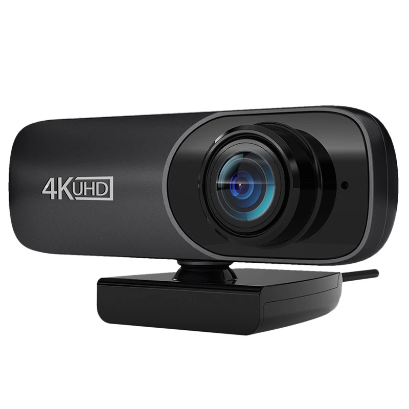 Webcam 4K UHD 3840X2160P Webcam 800 W Pixely Počítačový fotoaparát 120 ° Webová kamera Groothoek Met Microfoon